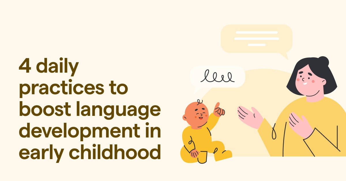 Daily ways to boost children’s language development Famly